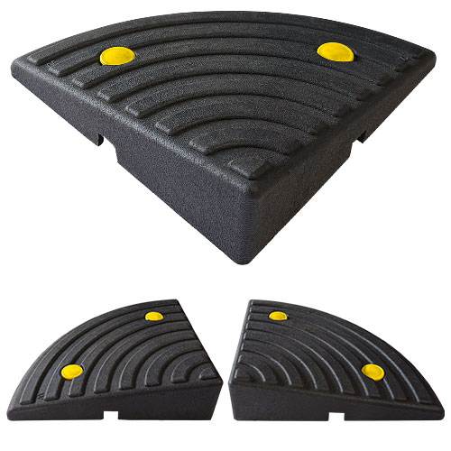 완성차량진입판H100-날개(한쪽) 350×350×H100 / 한쪽