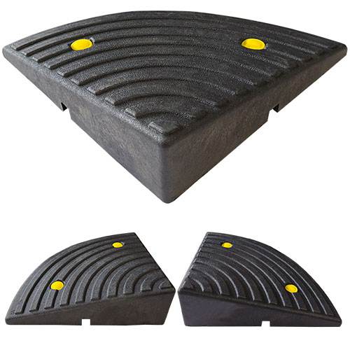 완성차량진입판H140-날개(한쪽) 450×450×H140 / 한쪽