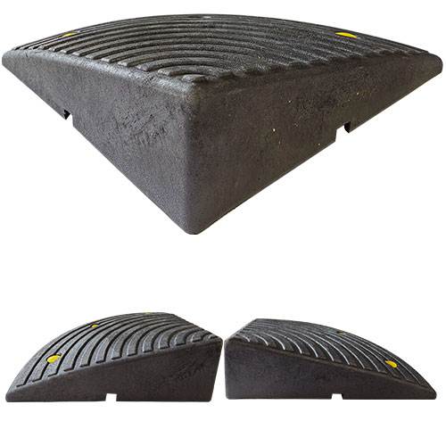 완성차량진입판H200-날개(한쪽) 550*550*H200 / 한쪽