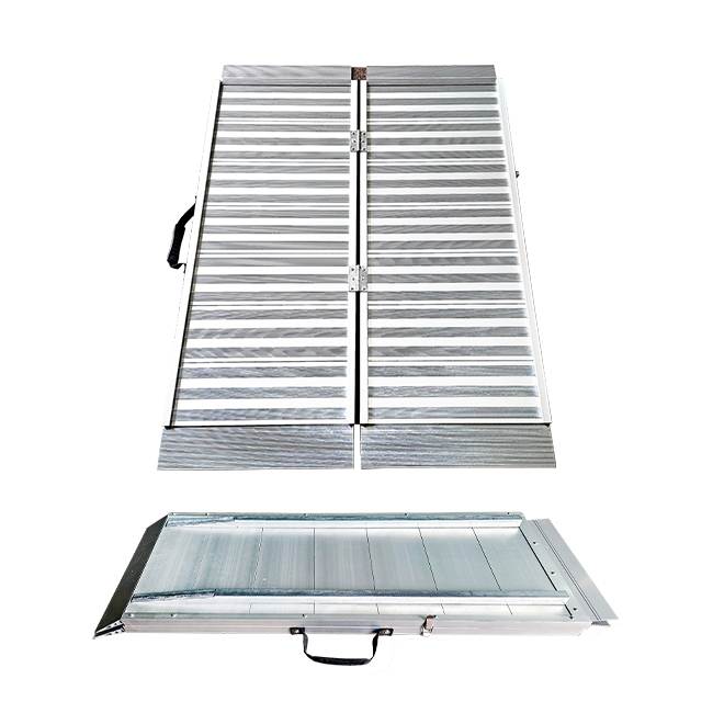 AJ 알미늄 접이식 경사로 9호 / 900×2490×H244~300