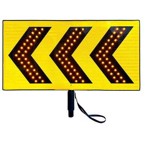 (충전식) LED 점멸 갈매기 800*400 (양면)