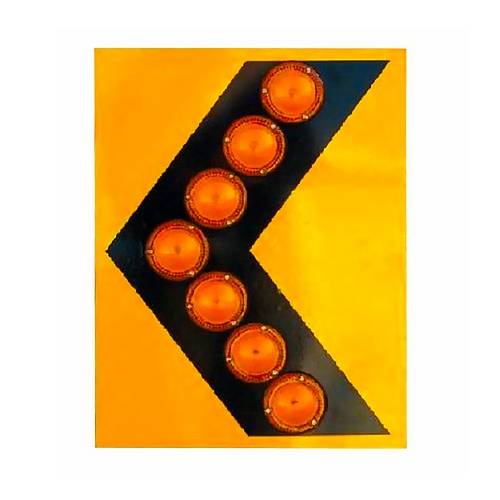 신형 LED 점멸 갈매기 450*600 (렌즈형) DC12V 주문제작