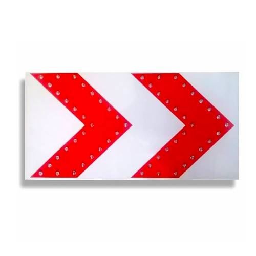 LED 점멸갈매기(2줄) 600*300 쏠라24시간 주문제작