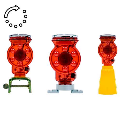 쏠라LED경고등(회전/뱅뱅이) 휀스용