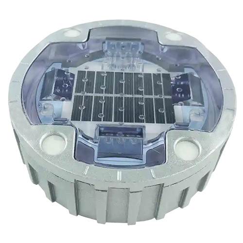 4방향 쏠라표지병 (매립형) 백색