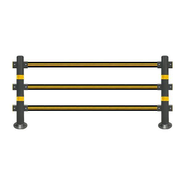 [SJ] 차선분리대 가로형 (연결형) 기둥1+가로바3