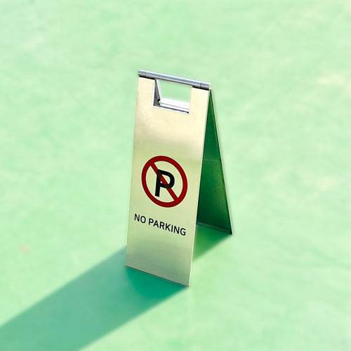 스텐미니A자 (실버) 미끄럼주의