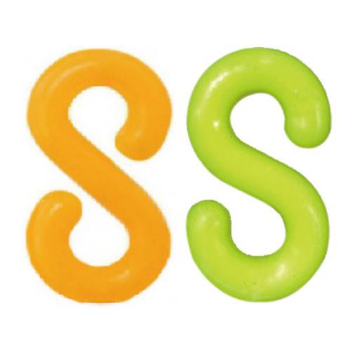 플라스틱연결고리-S형 8mm 노랑색