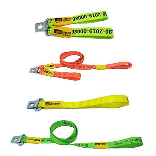 안전벨트걸이대(웨빙) 외줄형 / 그린