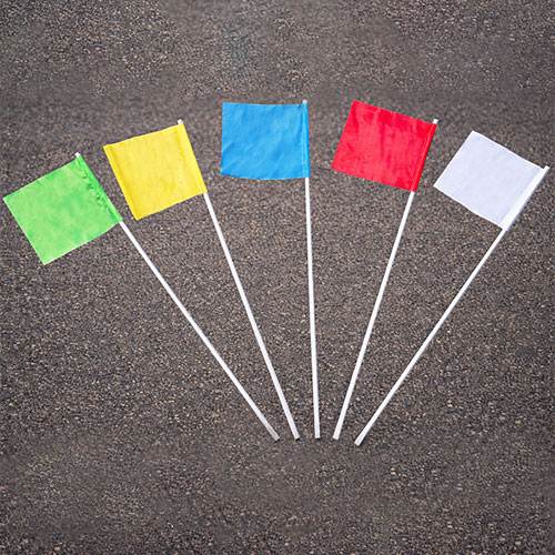 측량깃발 B형 녹색 / 15Φ*H1200