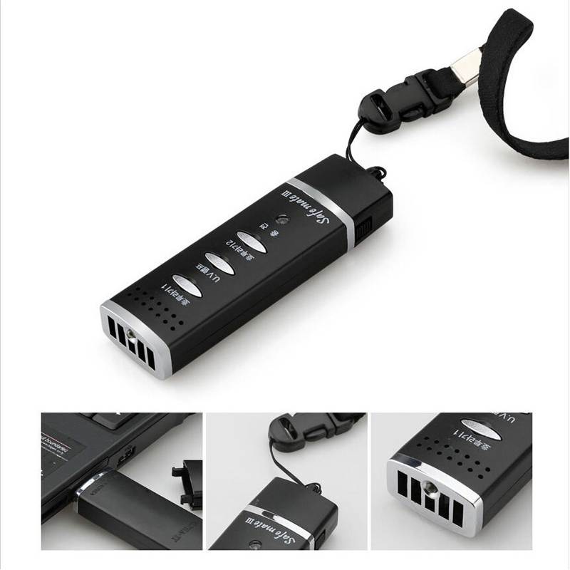 SM3 (충전식) 전자호각(호루라기) LED / 블랙