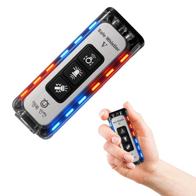 LED 세이프휘슬러 V (전자호각) LED / 블랙 C타입