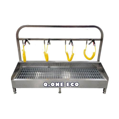 Q2-5 흙먼지 털이기4인용(SUS)-코일호스 1800*545*H1200 에어건4