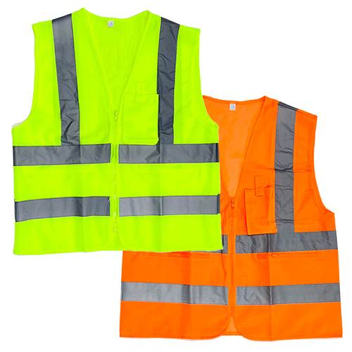 신호수 안전조끼(천) 형광색/XL