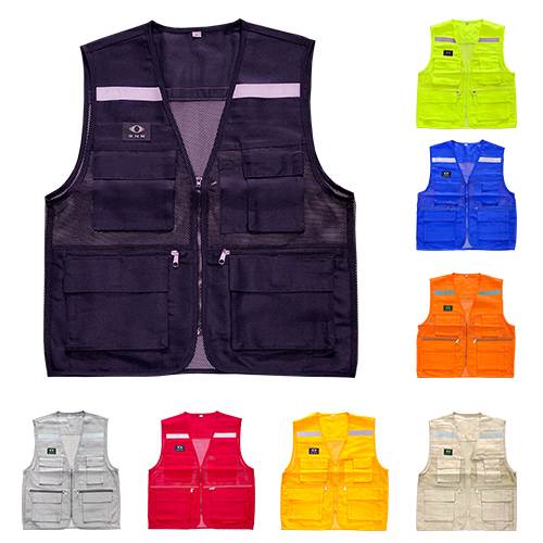 (TC) 안전조끼(망사) / 10개입 청색/2XL