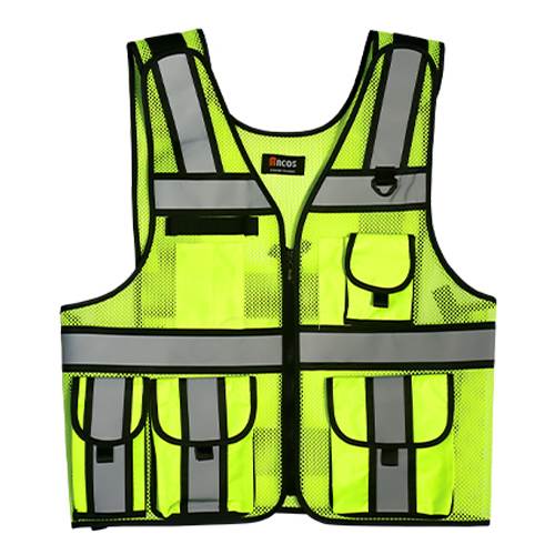 경찰조끼(프리) 형광색 조절형 / RC8000