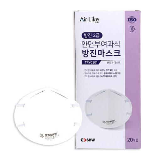(트라이)에어라이크 방진마스크 2급
									일반형 / 20개입