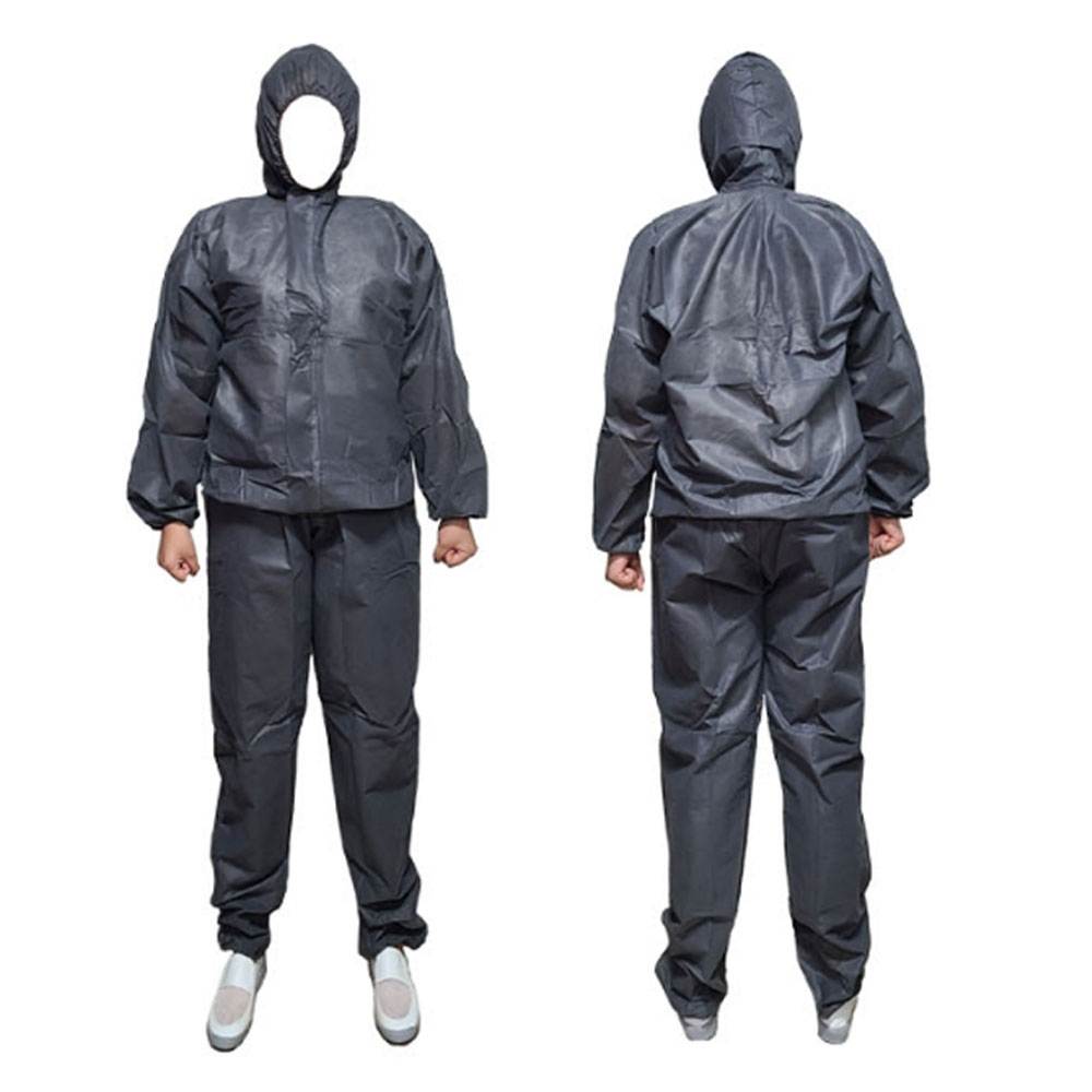 PP 투피스 일회용작업복 그레이 / XL (24개입) 할인