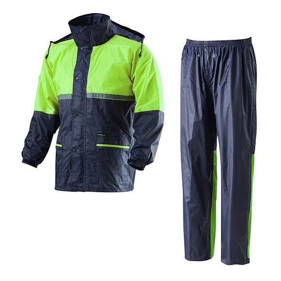 최고급작업우의 (TK-R10-1) 형광+곤색 / 3XL