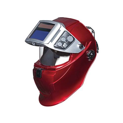 써보그라스 5000×2 (헬멧형 자동용접면) 레드