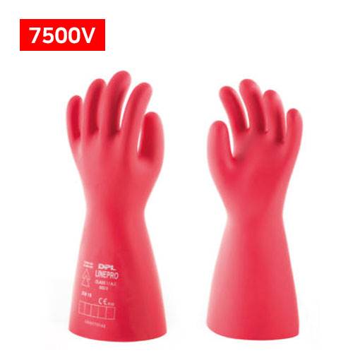 라인프로 절연장갑 7500V / 레드