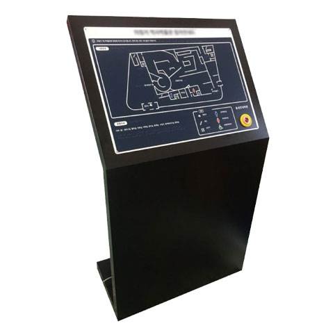 스텐드형 촉지도(L자형) 800*600*1340 주문제작