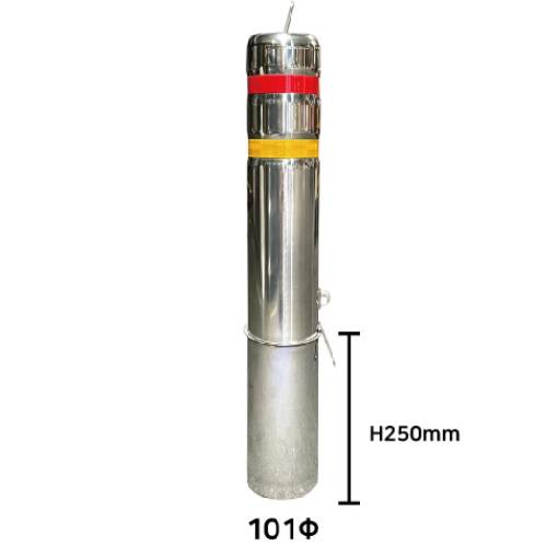 스텐일자볼라드(매립이동) 101Φ H1100 (홈)