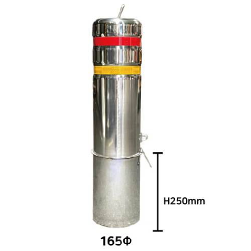 스텐일자볼라드(매립이동) 165Φ H700 (홈)