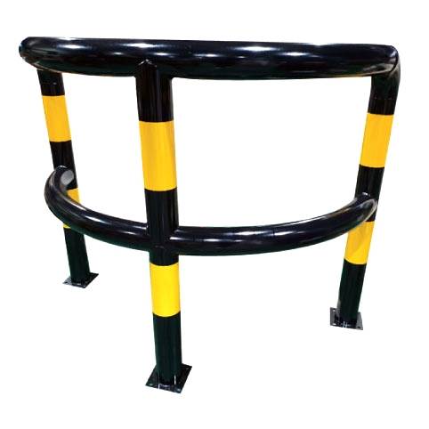 스틸 라운드볼라드 (앙카식) 100Φ*H1200*L1400 주문제작