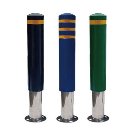 스텐 완성우레탄볼라드 125Φ(앙카식) 진회색/1줄 (H800)