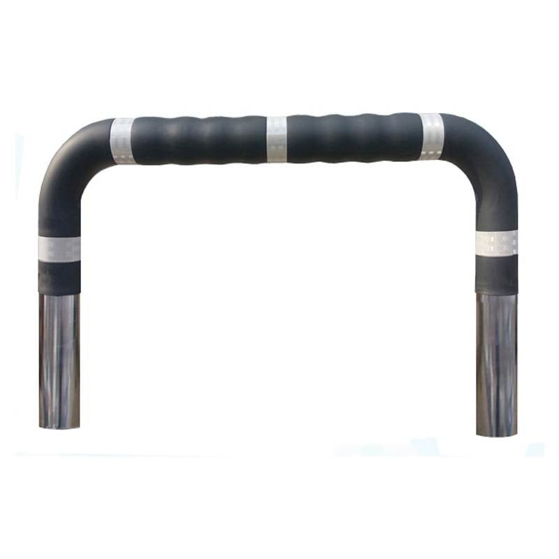 SR 스텐TPR씌움 U자형볼라드(매립식) 96*H800*1200 / 회색 주문제작