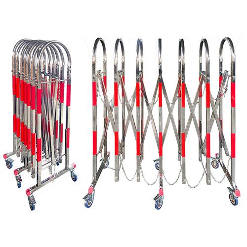 아치형 스텐접이식 자바라 (5M) H1200×D525