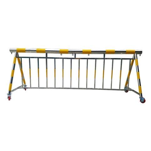 10번 스텐바리케이드(기본바퀴) H1100*L3000*100Φ*50Φ*25Φ 주문제작