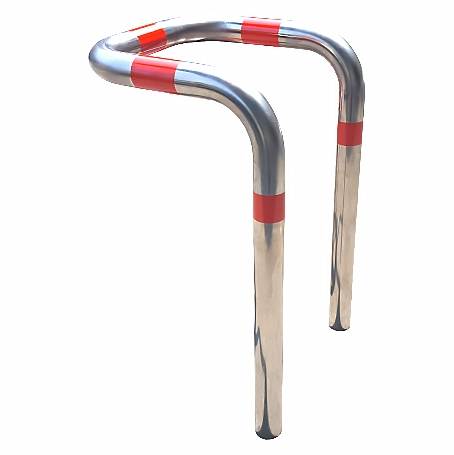 (스텐) 소화전보호대-ㄱ자형 H1000*L600*L600*76 주문제작