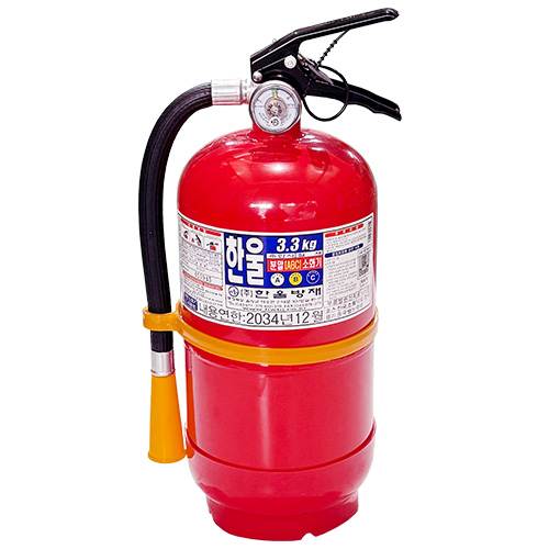 ABC 분말소화기 3.3kg (국산) 145*H383(mm)
