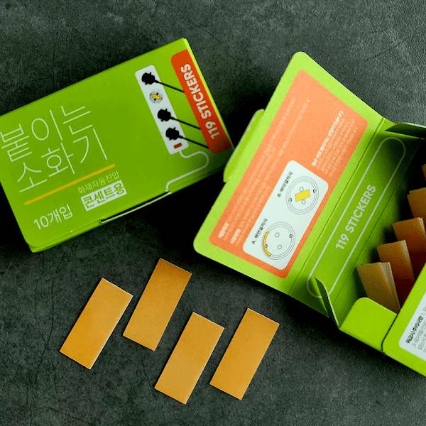 (콘센트용) 119소화패치스티커 10패치