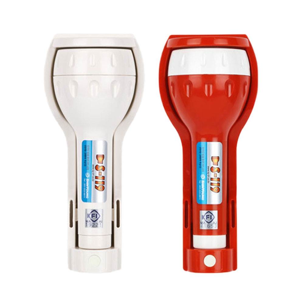 휴대용 조명등(LED) SY-S119 리튬건전지 KFI인증(60분용) / 적색