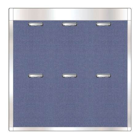 스텐게시판 6구 C형 아크릴덮개 주문제작