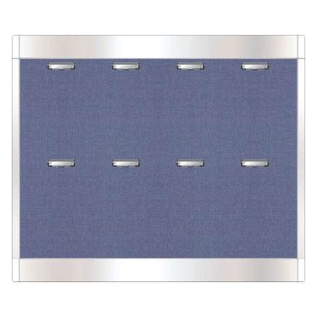 스텐게시판 8구 D형 아크릴덮개 주문제작