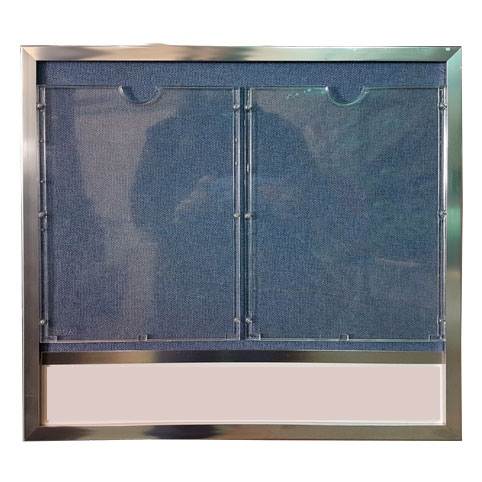 알미늄게시판 2구 집게 주문제작