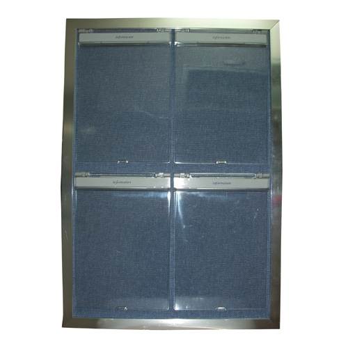 알미늄게시판 4구(세로) 집게 주문제작