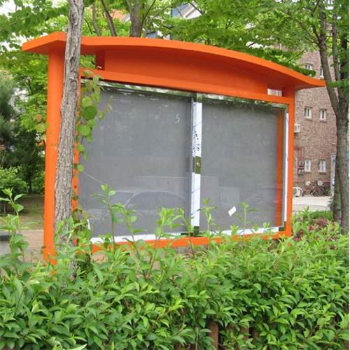 15번 외부대형게시판(갈바+스텐샷시) L2000 주문제작