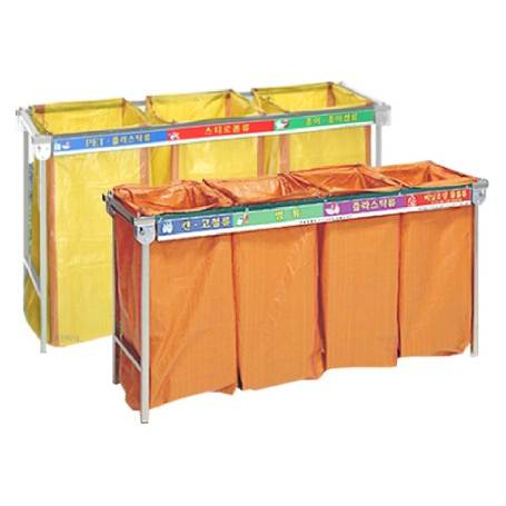 스피트스텐분리수거대 100L 4구 (1600*400*870) 주문제작