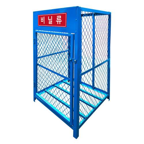 철재(망) 분리수거대 80L (1구) 450*450*H770