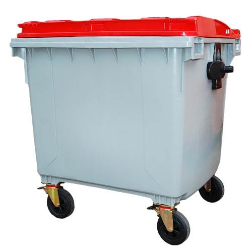 분리수거함 1100ℓ[PCS-1100F] (평자형) 뚜껑:적색