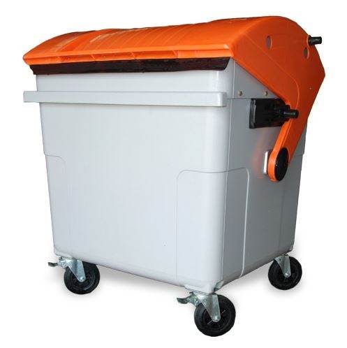 분리수거함 1100ℓ[PCS-1100R] (라운드형) 뚜껑:주황