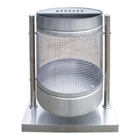 원형(망) 가로휴지통 겸 재떨이 H3-11 500*860 (100ℓ)