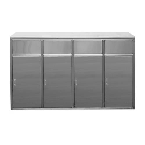 사각가로형C(4칸) 분리수거함 H5-3 1550*370*960 (95ℓ)