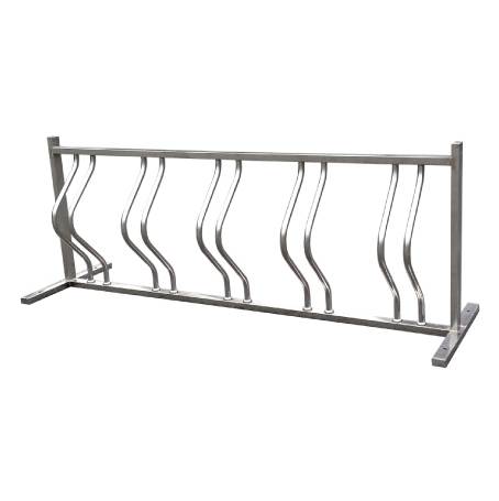 스텐드 B형 자전거 거치대 2M / 5대분 주문제작