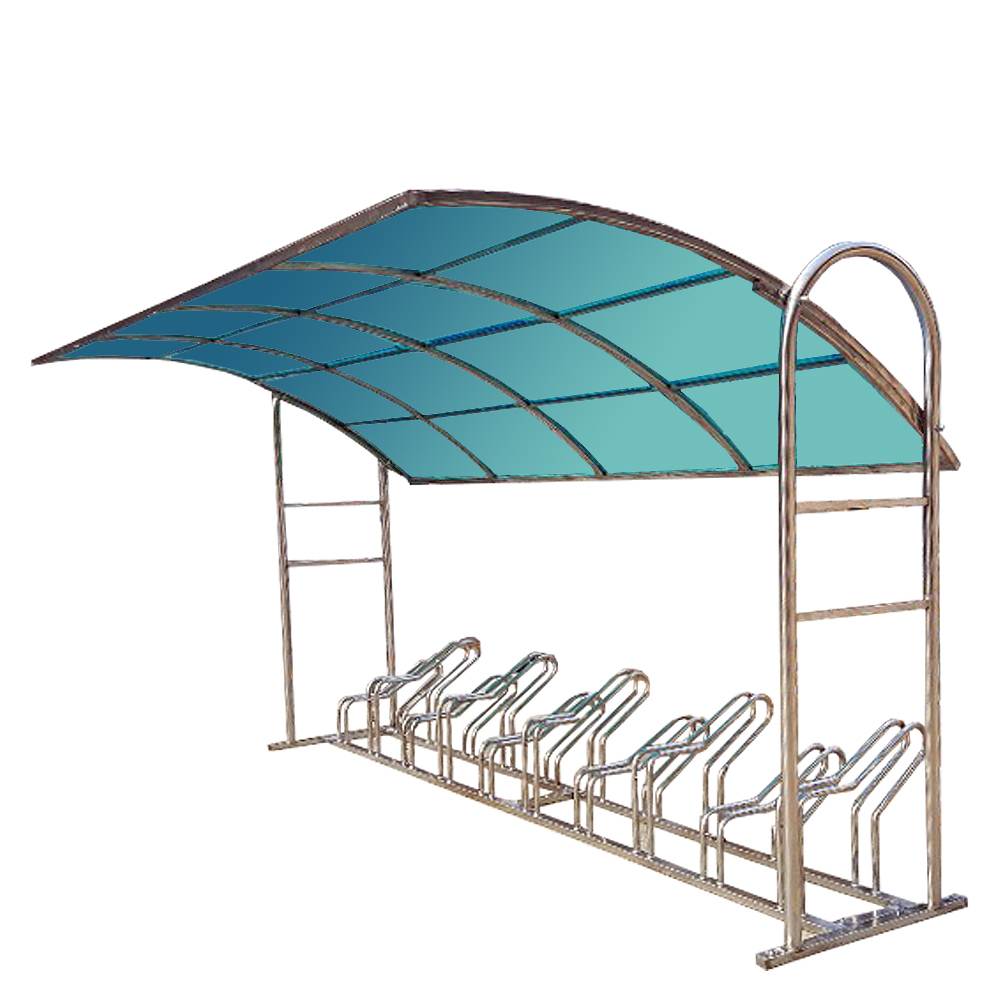 ws1 자전거보관소-렉산 지붕:녹색 / 2M(5대분) 주문제작